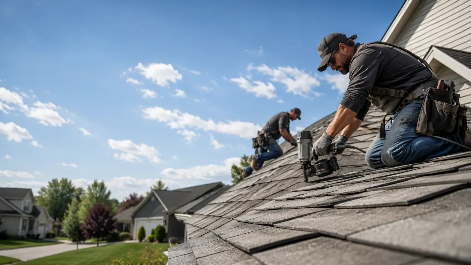 Storm Damage Roof Repair in Thomson, IL near me